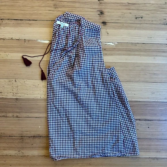 Madewell Bellshift Red White Gingham Check Sleeveless Top. Size XL. - Picture 9 of 14